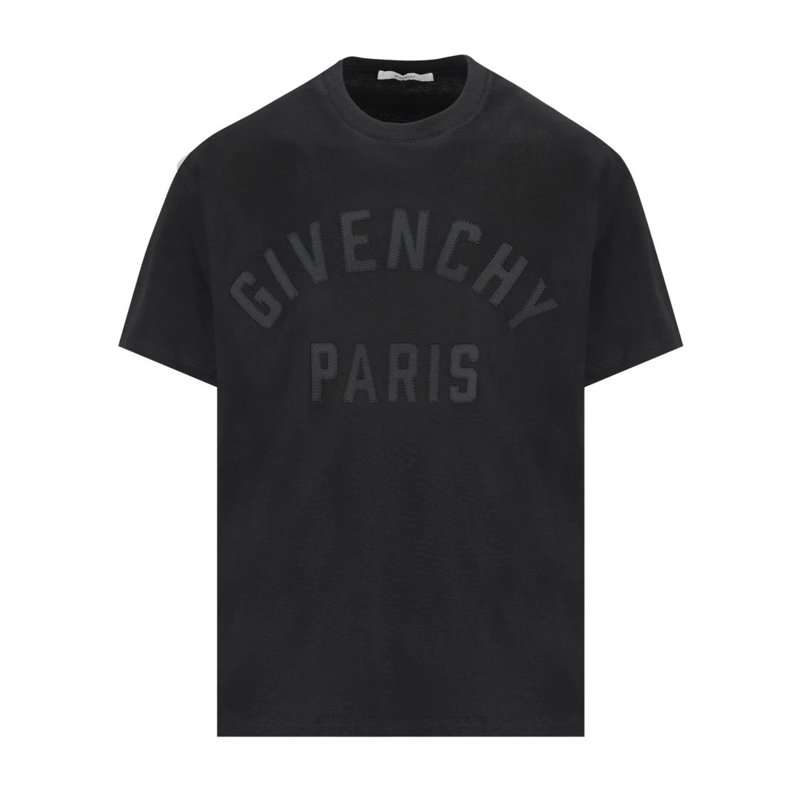Givenchy Short-Sleeve Cotton T-Shirt With Subtle Embossed Design