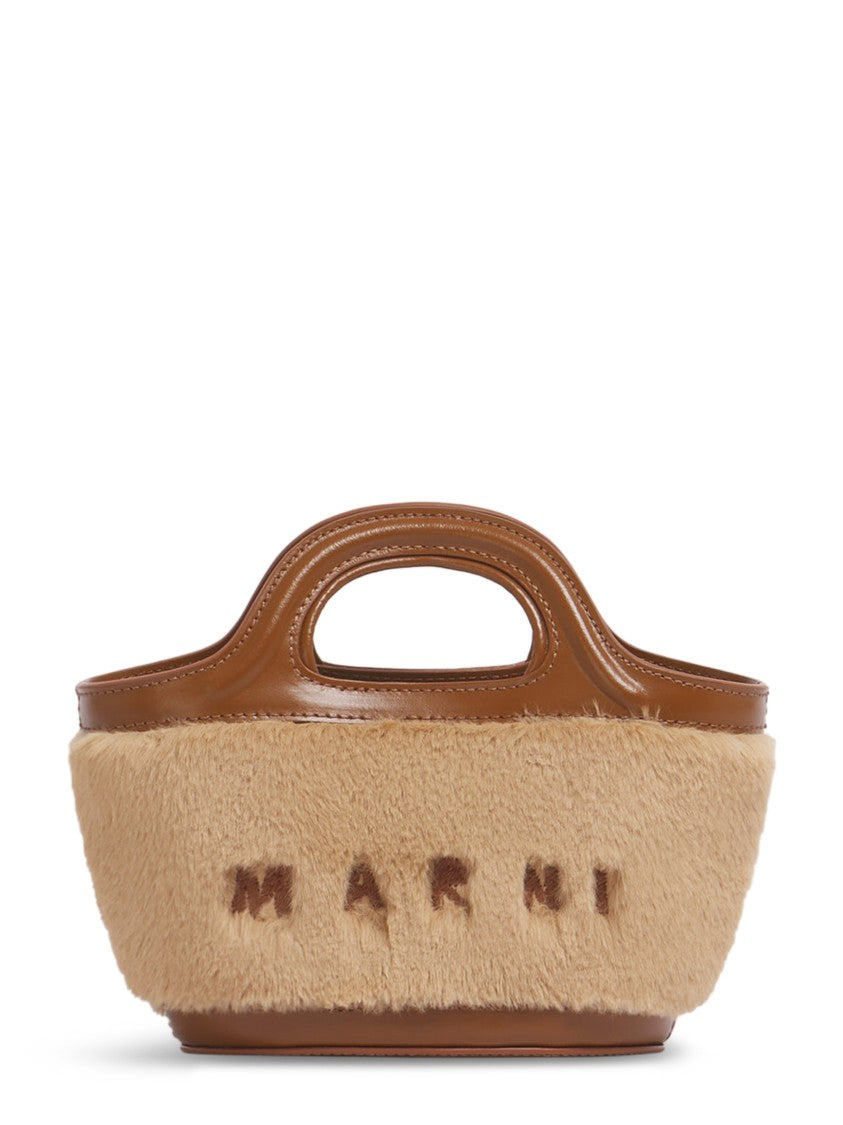 Marni Structured Micro Handbag With Plush Texture