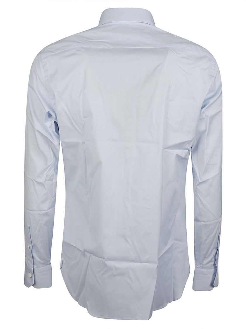 Zegna Long Sleeve Lux Tailoring Cotton Shirt