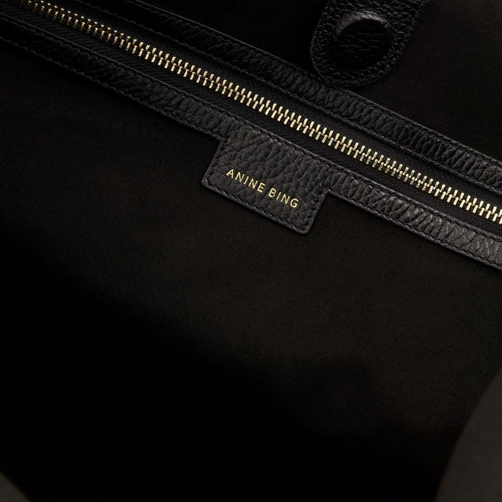 Anine Bing Lili Shopper Bag - Leather - Black