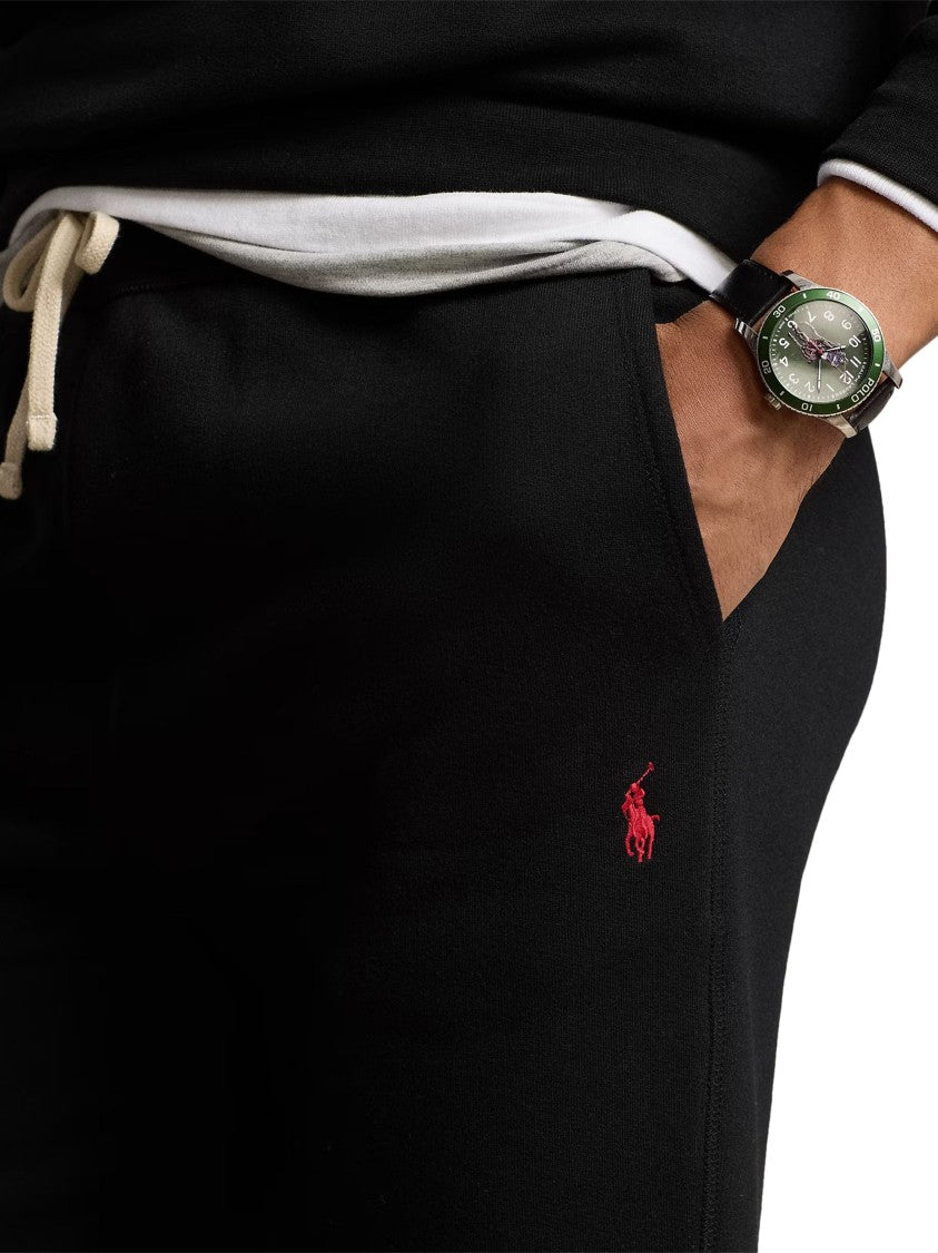 Polo Ralph Lauren Athletic Black Elastic Cuff Relaxed-Fit Trousers