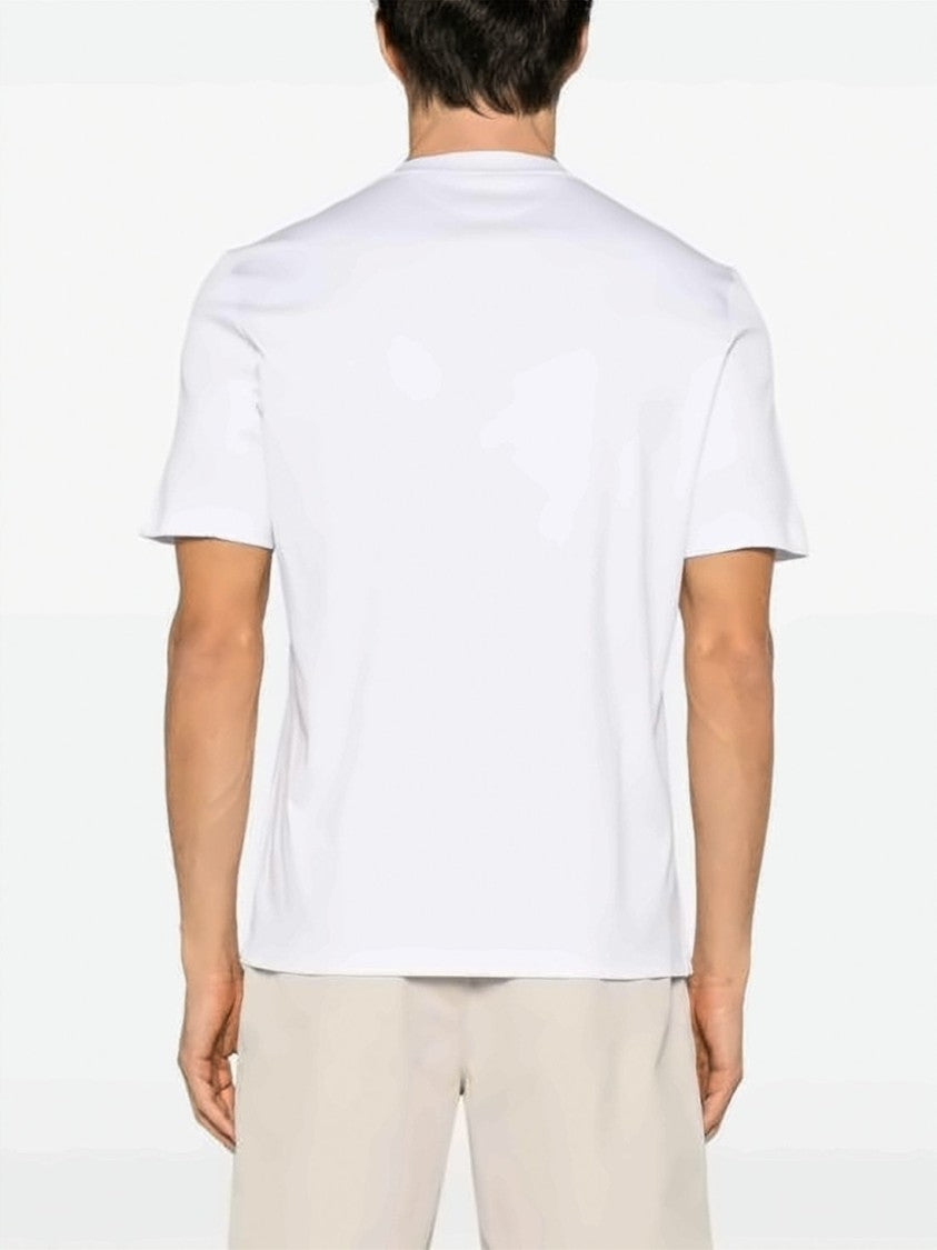 Brunello Cucinelli Cotton Jersey Crew Neck T-Shirt With Minimalist Design