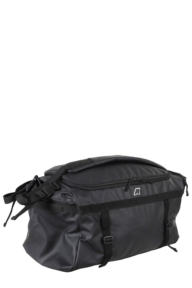 K-Way Black Vercos Travel Padded Straps Polyester Duffle Bag