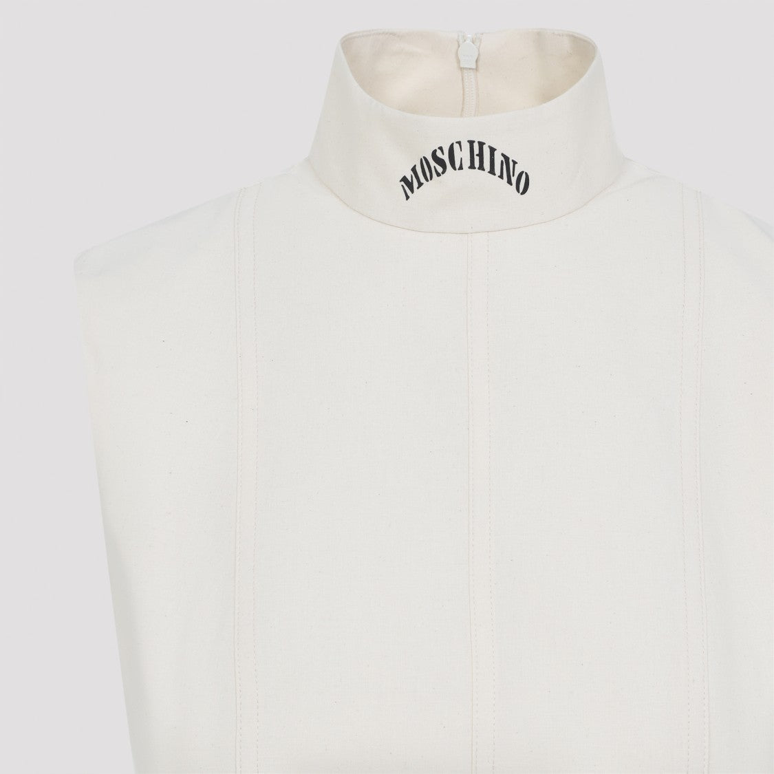 Moschino White Cotton Mini Dress