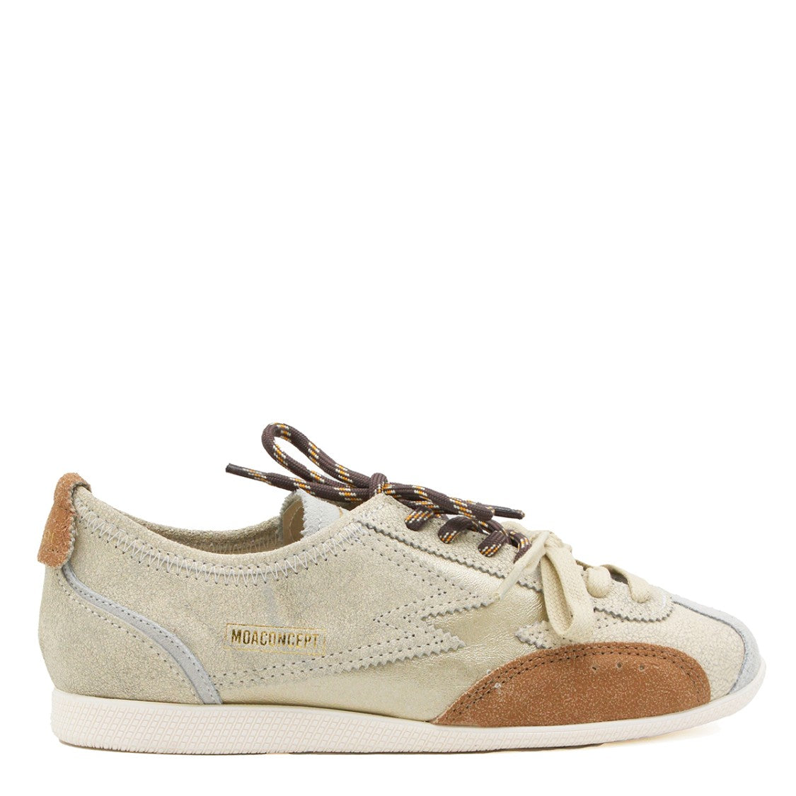 Moaconcept Beige Suede Ikigai Sneakers