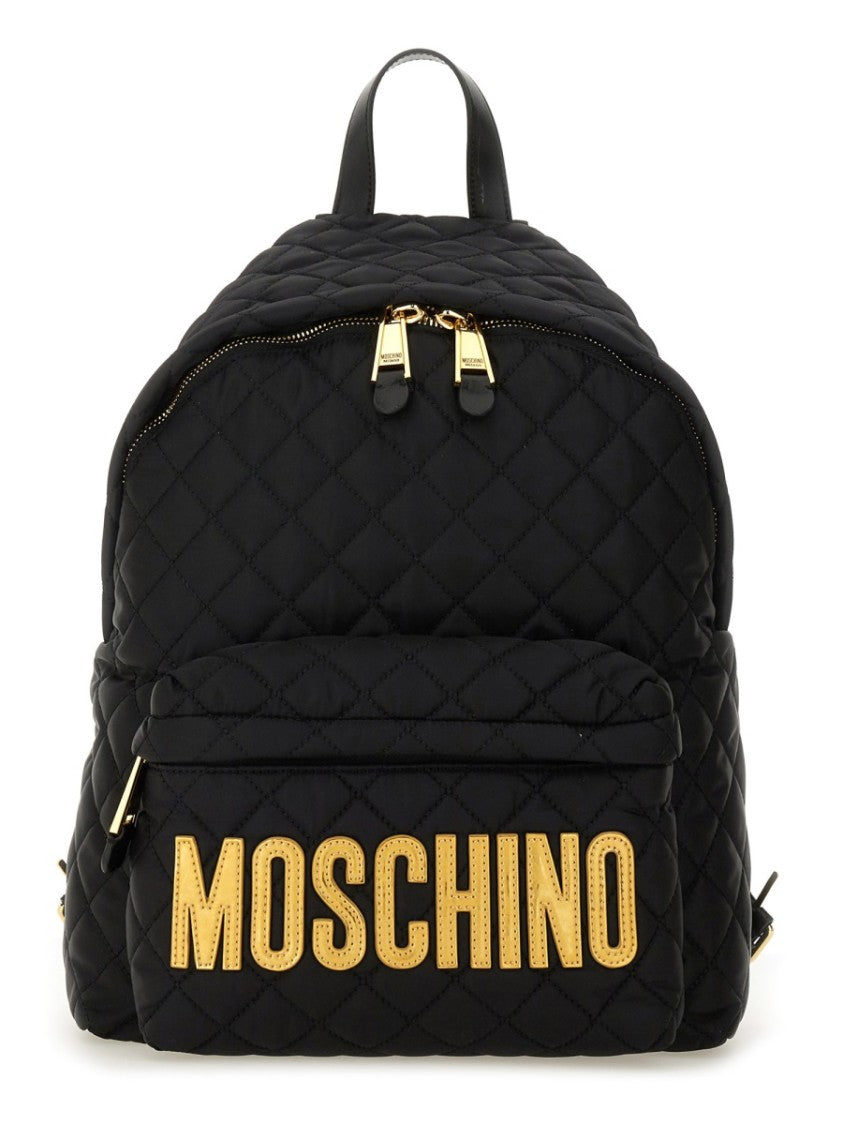 Moschino "Quilted Logo" Backpack