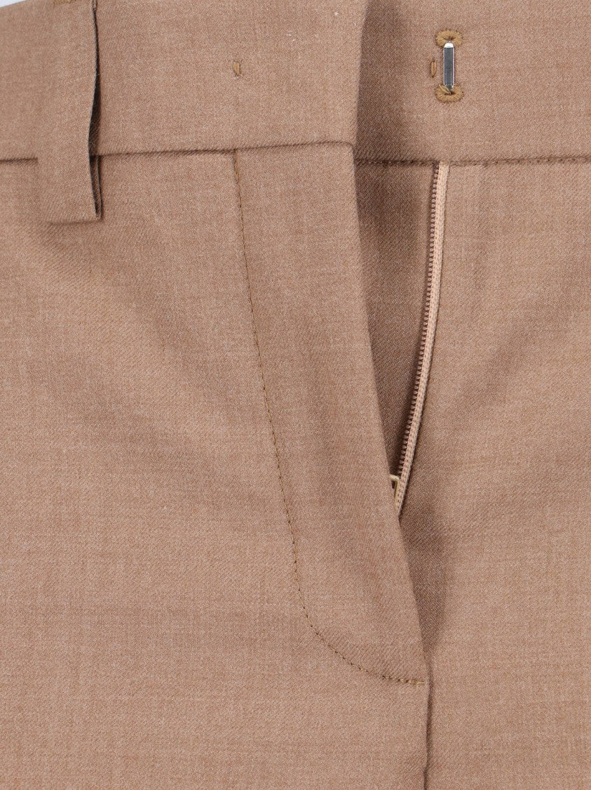 Incotex Medium-Rise Wide-Leg Trousers With Tailored Fit