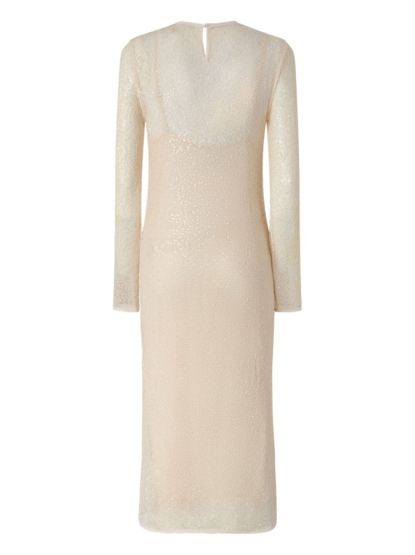 Pinko Midi Dress With Rear Teardrop Fastening