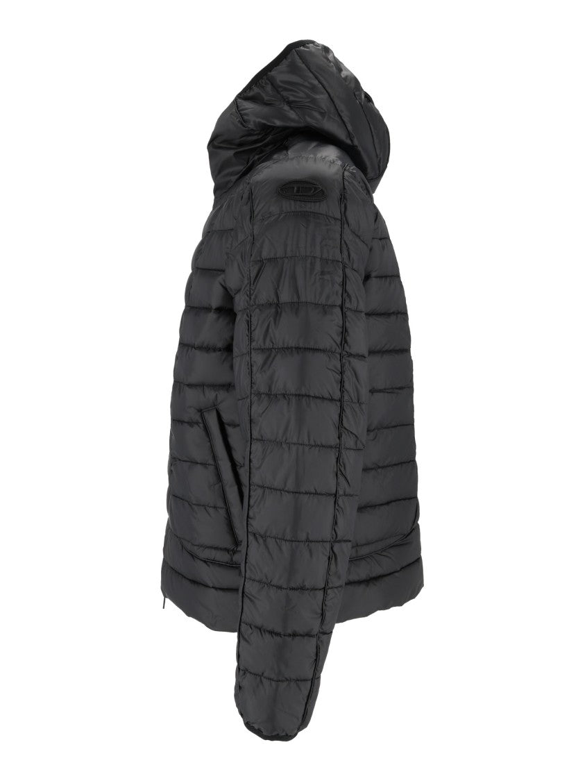 Diesel Quilted Padded Hooded Jacket