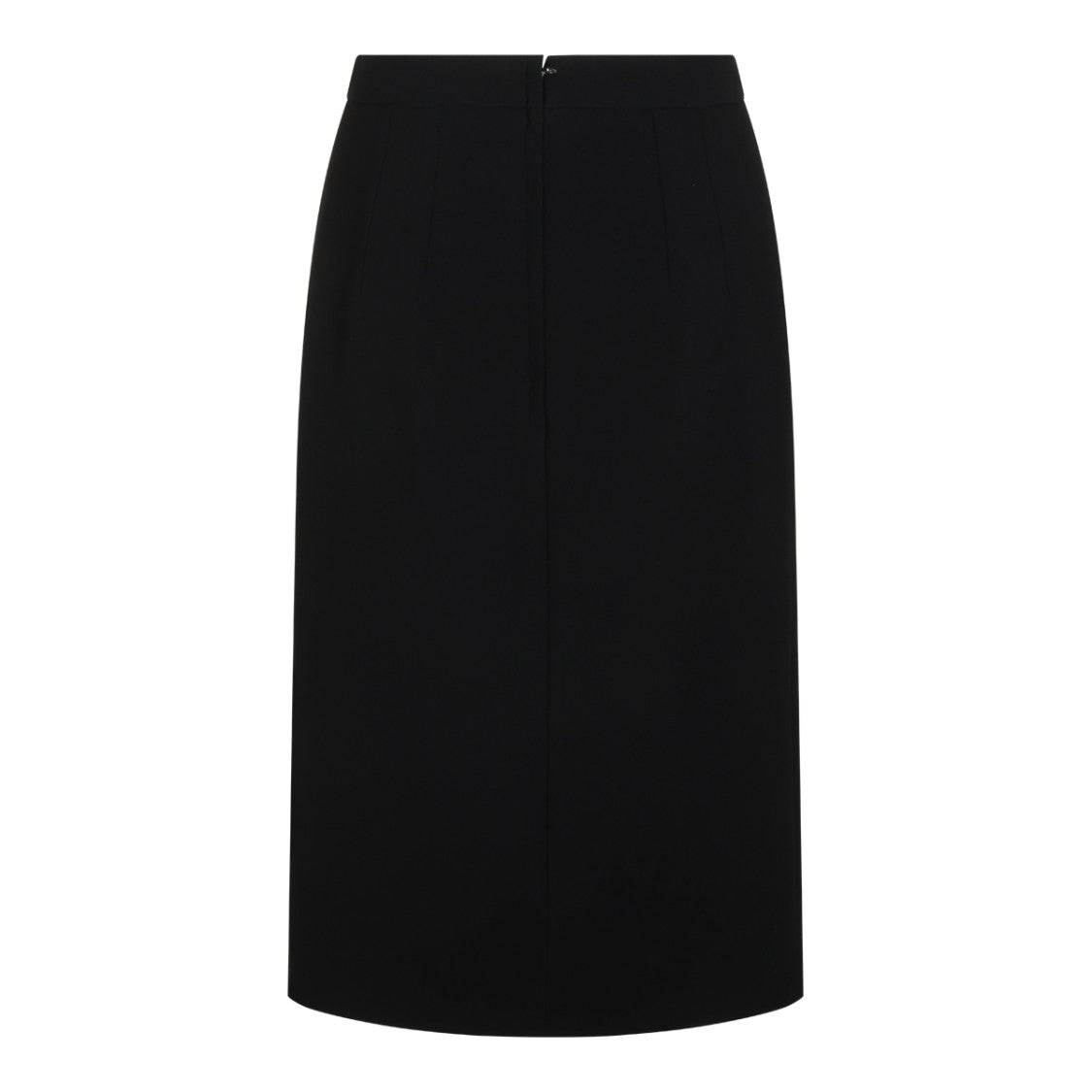 Dolce & Gabbana High-Waist Front Slit Straight Midi Skirt