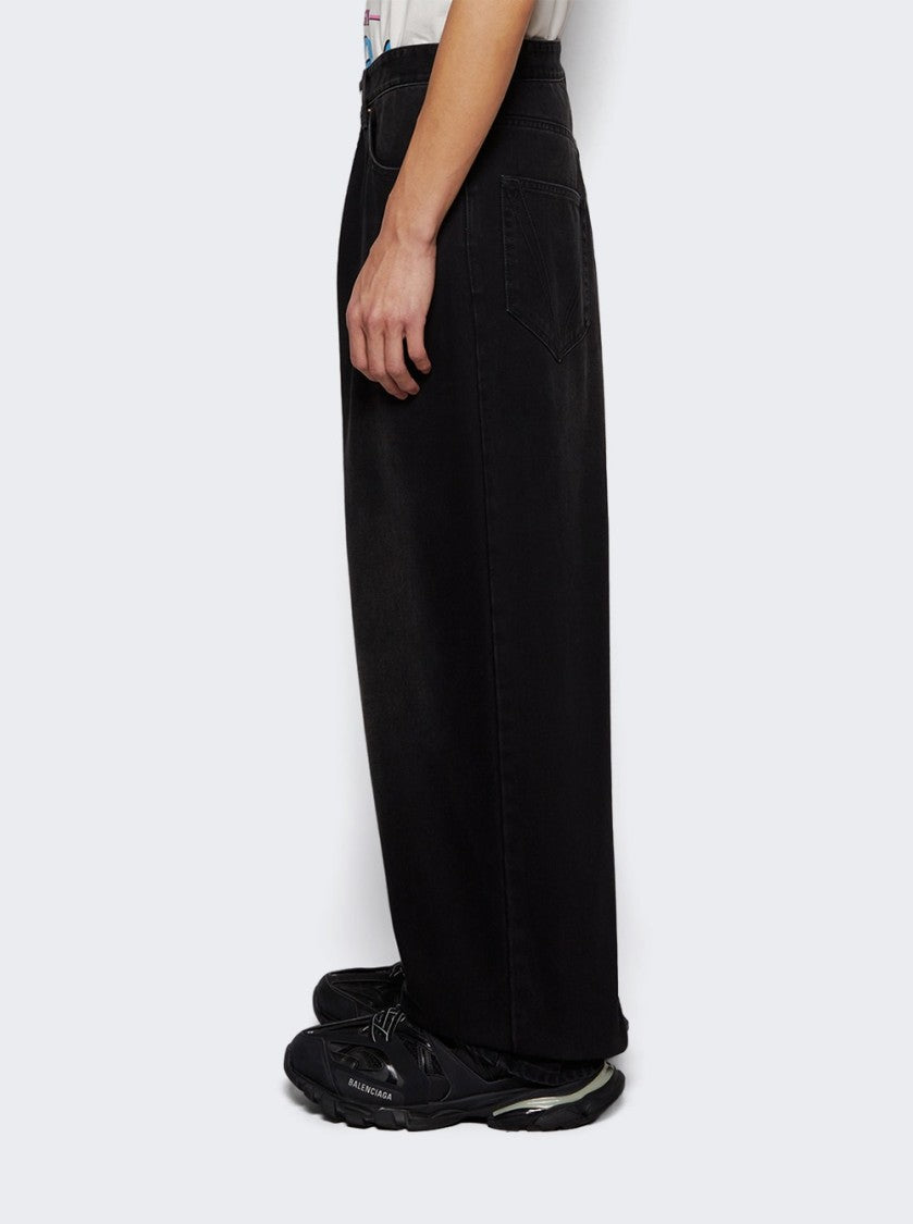 Vetements Baggy Jeans Black