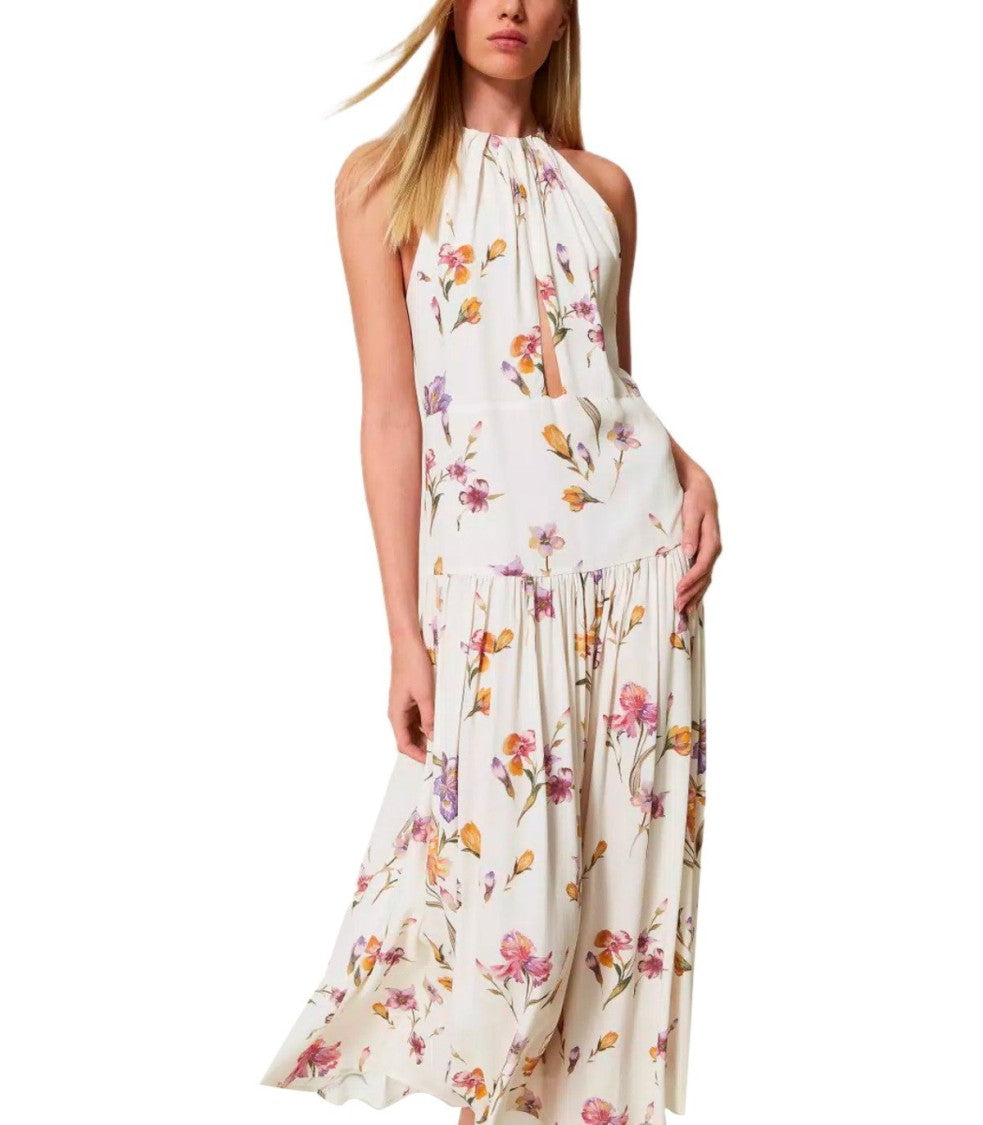 Twin-Set Madreperla Floral Long Dress