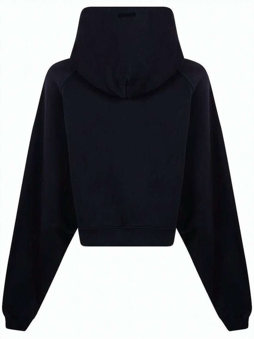Fear Of God Cropped Relaxed-Fit Cotton Hoodie