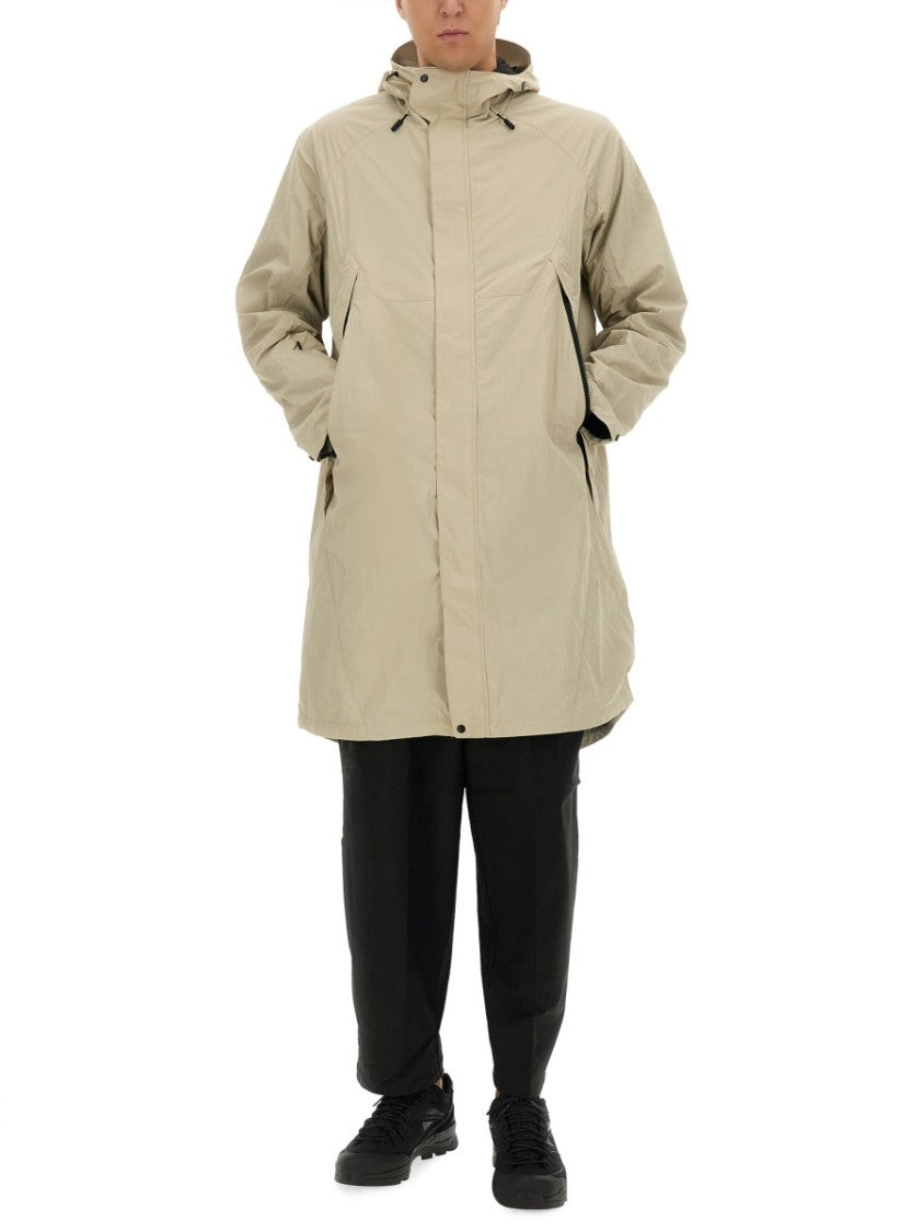 Jg1 Elongated Nylon Parka With Hood