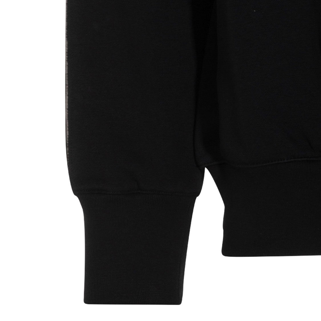 Thom Krom Black Cotton Hooded Sweatshirt