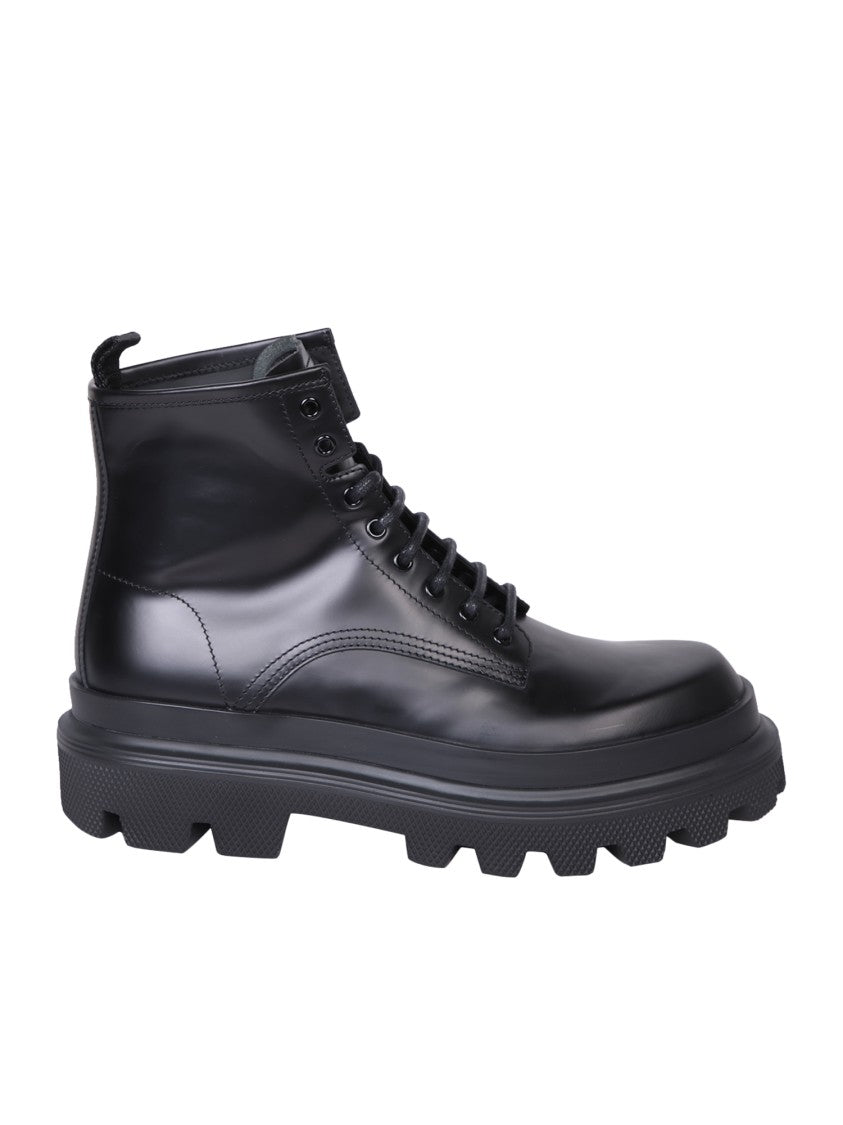 Dolce & Gabbana Leather Ankle Boots