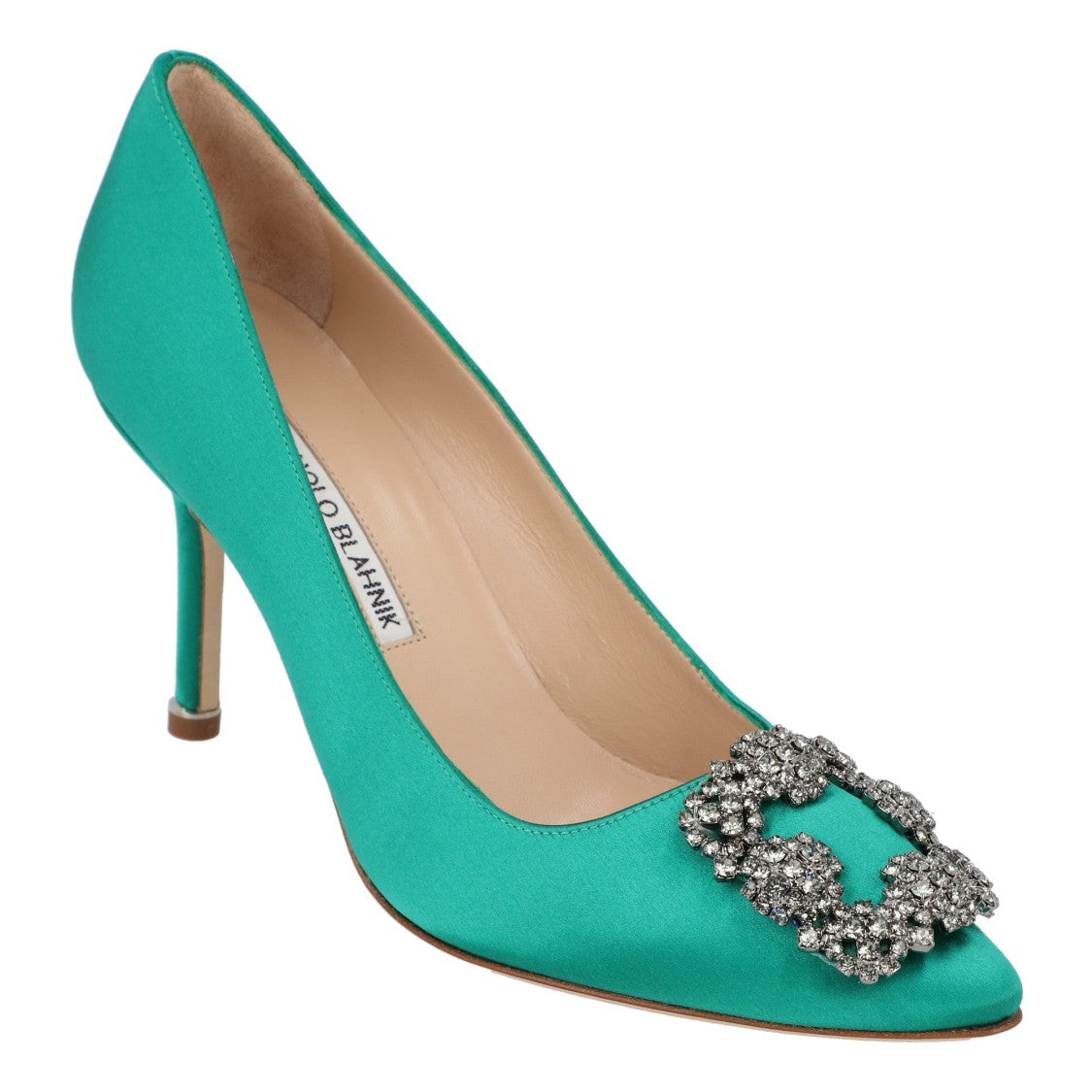 Manolo Blahnik Hangisi 090 Pumps Green