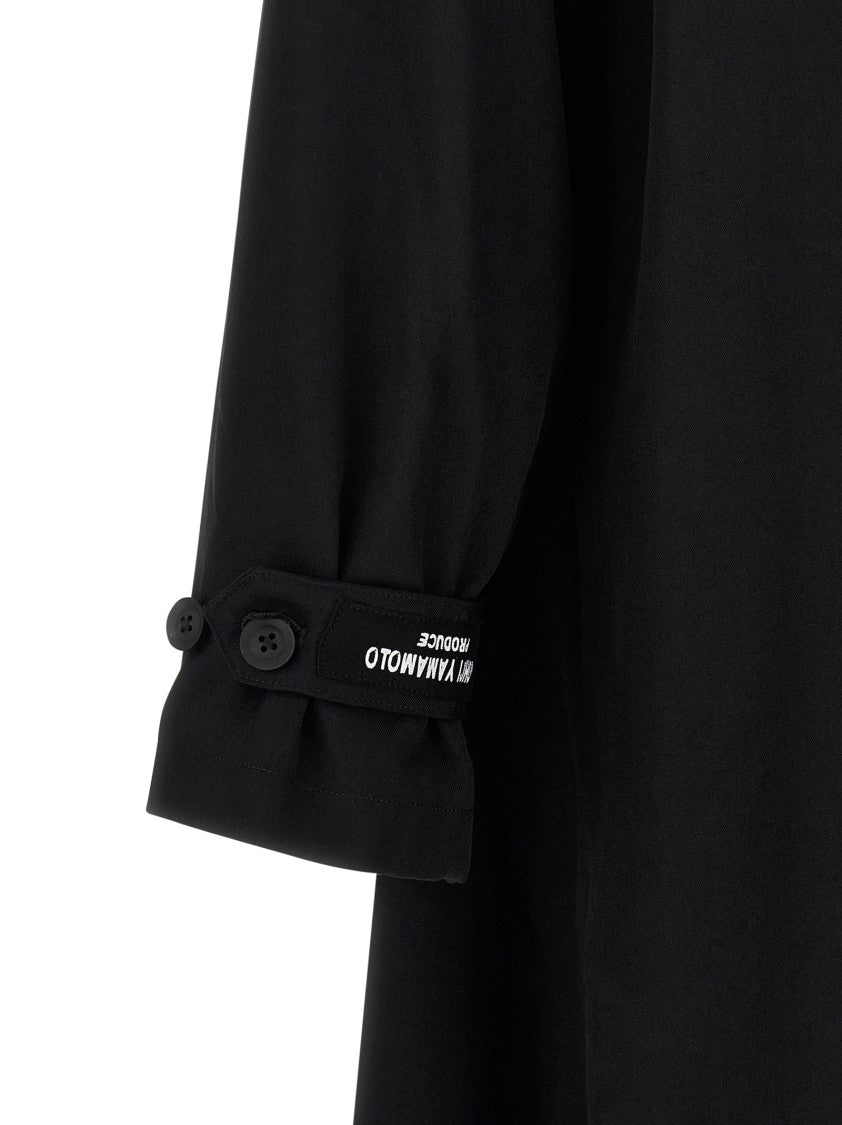 Yohji Yamamoto Light Wool Trench Coat