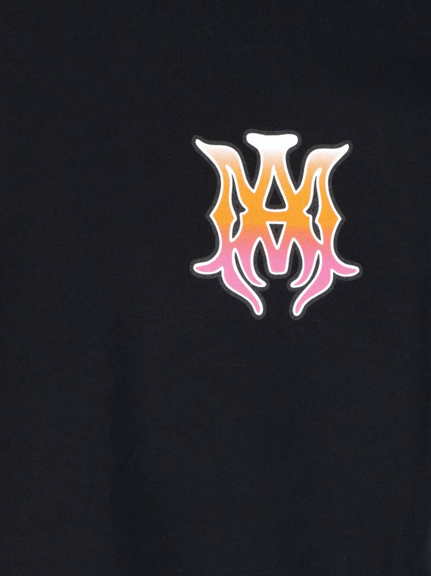 Amiri Black Ma Logo Cotton T-Shirt