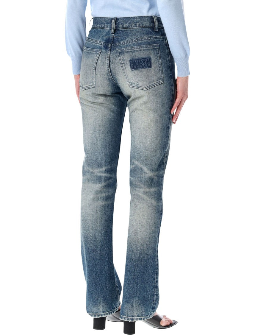 Mm6 By Maison Margiela Straight Denim Jeans