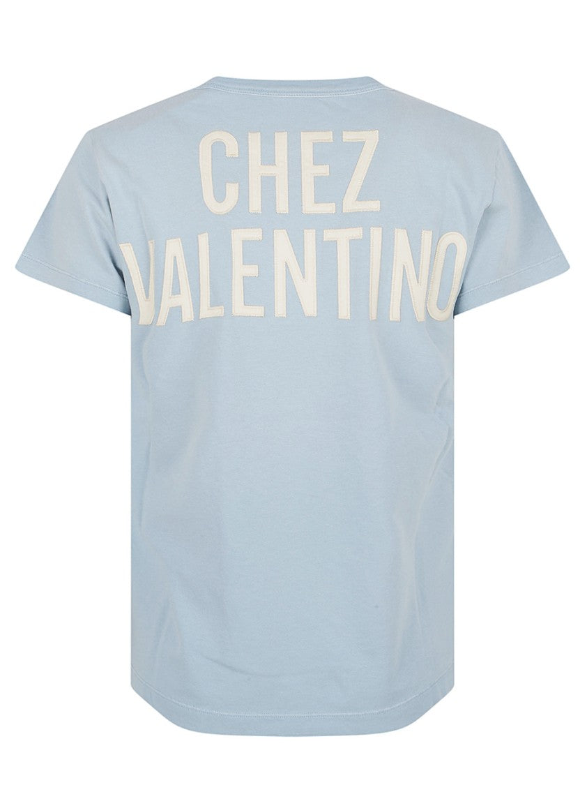 Valentino Garavani Light Blue Short-Sleeve T-Shirt