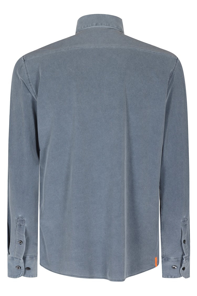 Rrd Techno Wash Pique Shirt - Blue