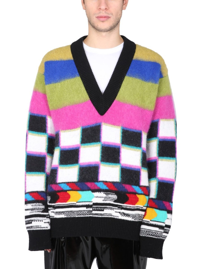 Dolce & Gabbana "Glitch" Sweater