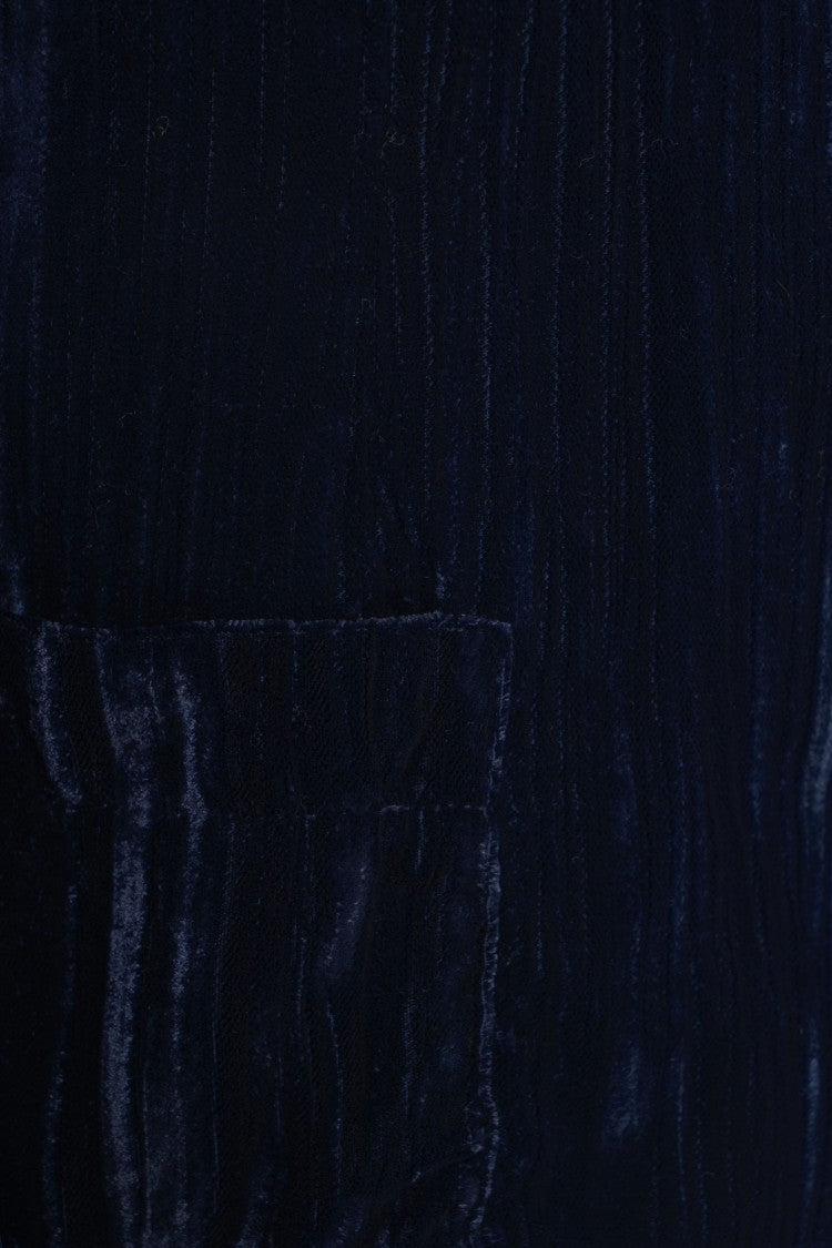 Liu Jo Velvet Blazer With Classic Notched Collar