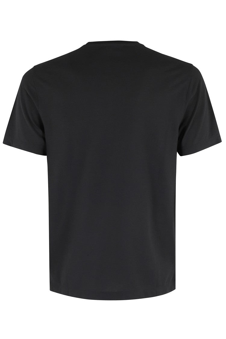 Zanone Short-Sleeve Cotton T-Shirt With Round Neckline