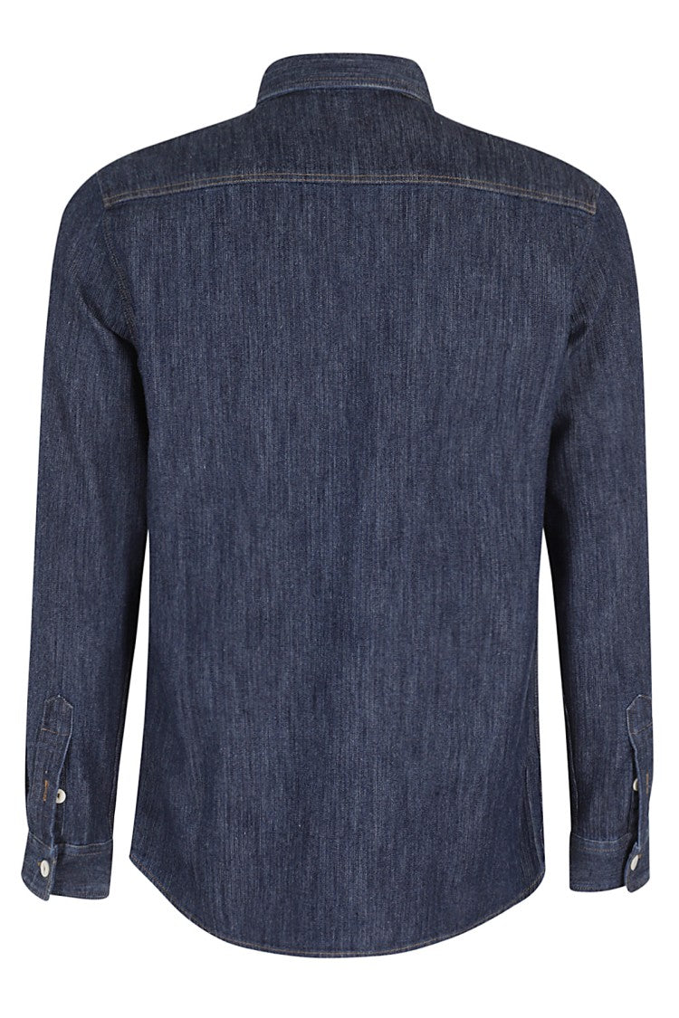 Tela Genova Emilio Genoa Canvas Denim Shirt