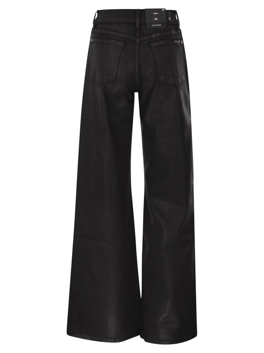 7 For All Mankind Lotta - High-Waisted Flared Jeans
