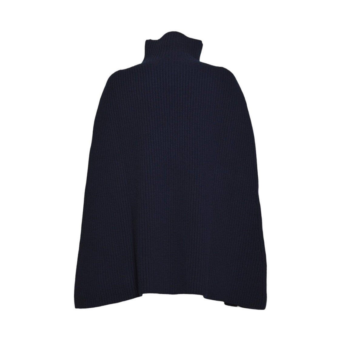 Jil Sander Ribbed Knit Cape Sweater
