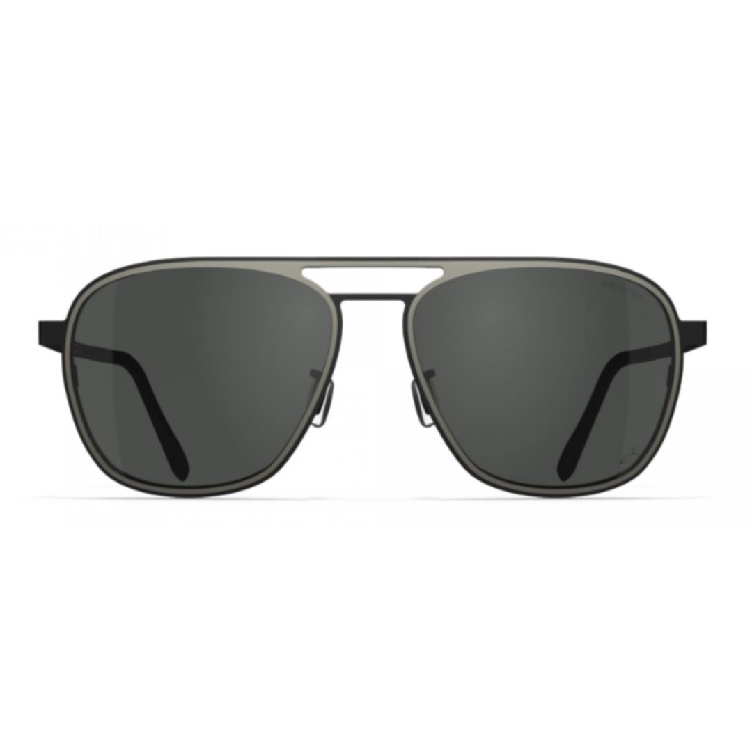 Blackfin Bf1094 Ocean Port Rectangular Aviator-Style Sunglasses With Double Bridge In Beta-Titanium