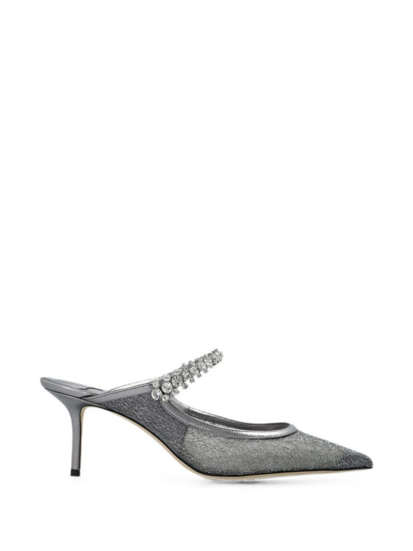 Jimmy Choo Pointed Toe Crystal Pumps