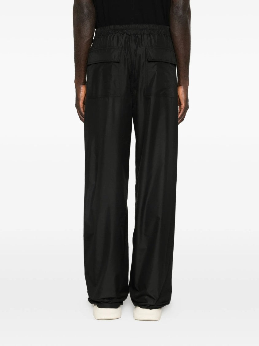 Moncler X Rick Owens Black Wide-Leg Drawstring Pants