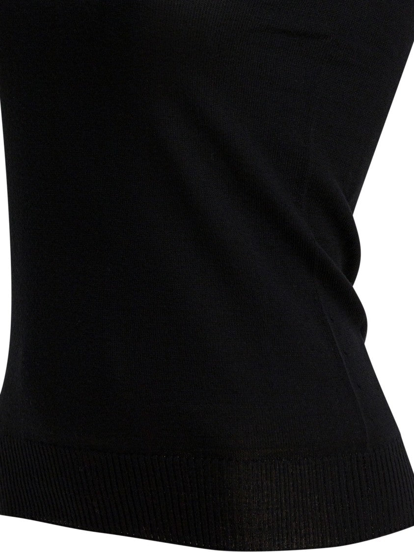 Max Mara Mock Neck Sleeveless