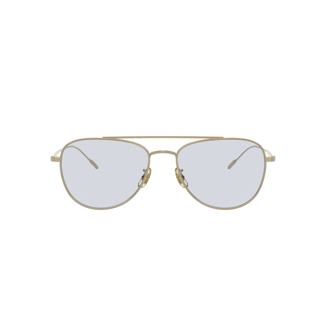 Oliver Peoples 0Ov1363t Aviator Sunglasses With Lightweight Titanium Frame