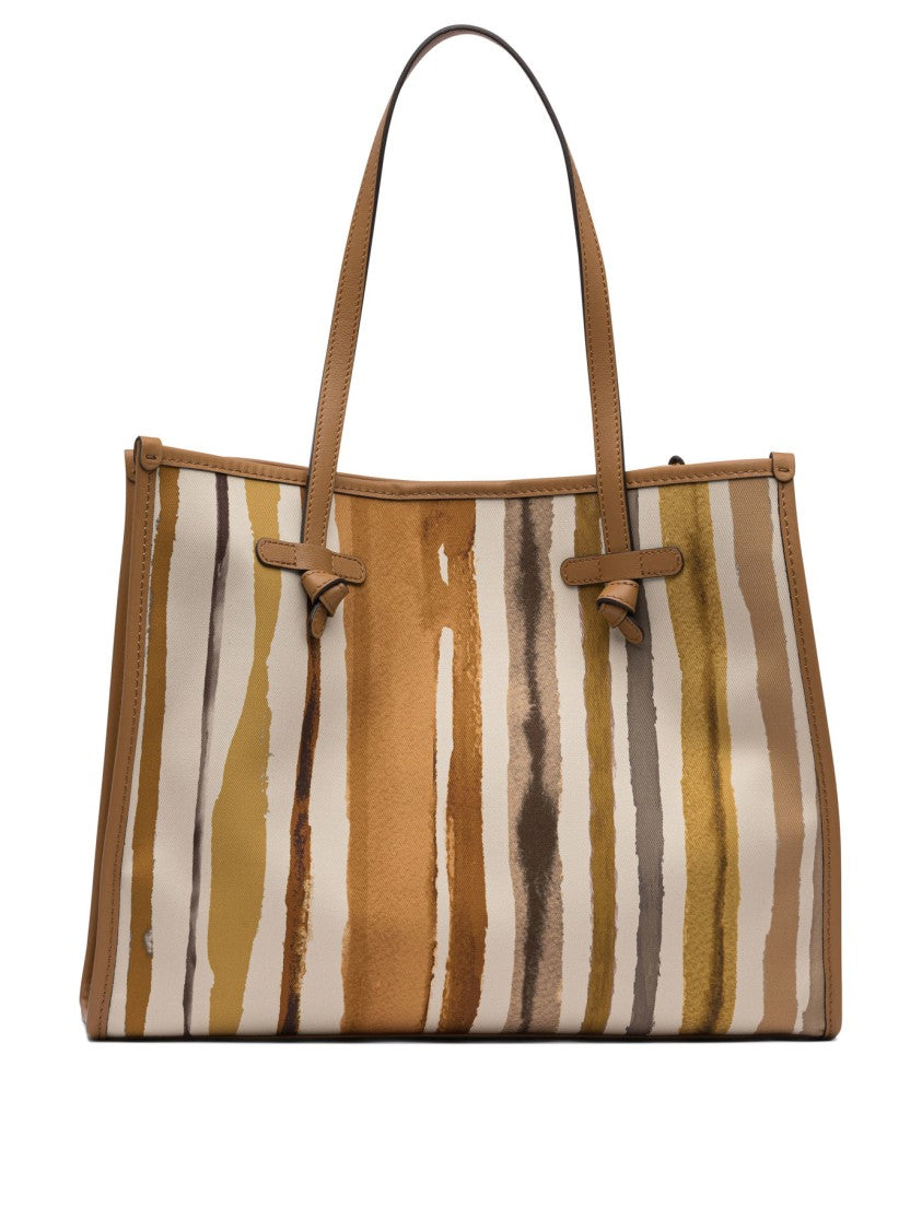 Gianni Chiarini Marcella Shoulder Bag With Vertical Stripes