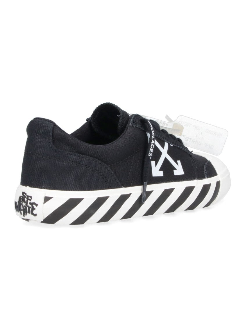 Off-White Black Arrow Graphics Canvas Sneakers