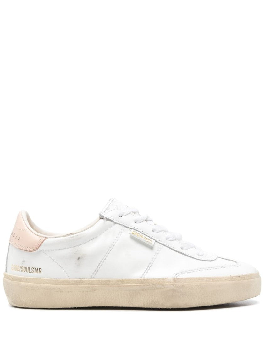 Golden Goose White Leather Sneakers