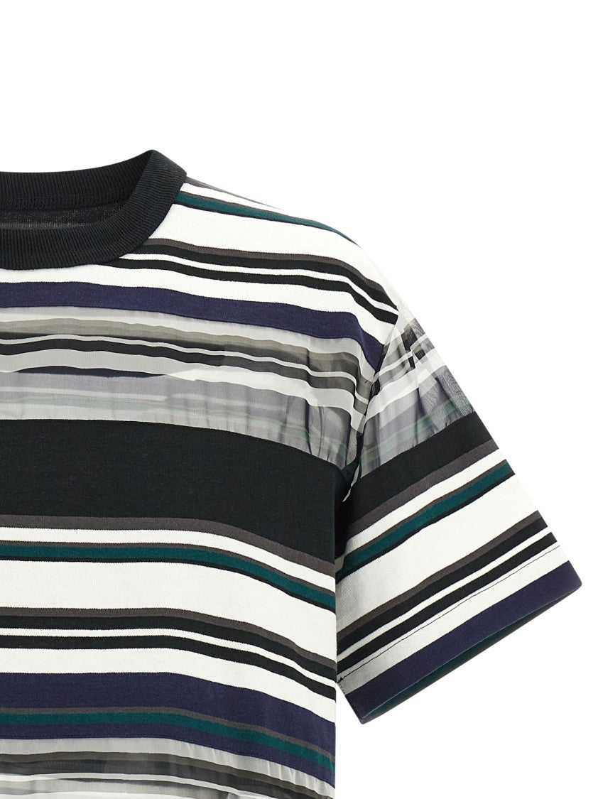 Sacai Organza Insert T-Shirt