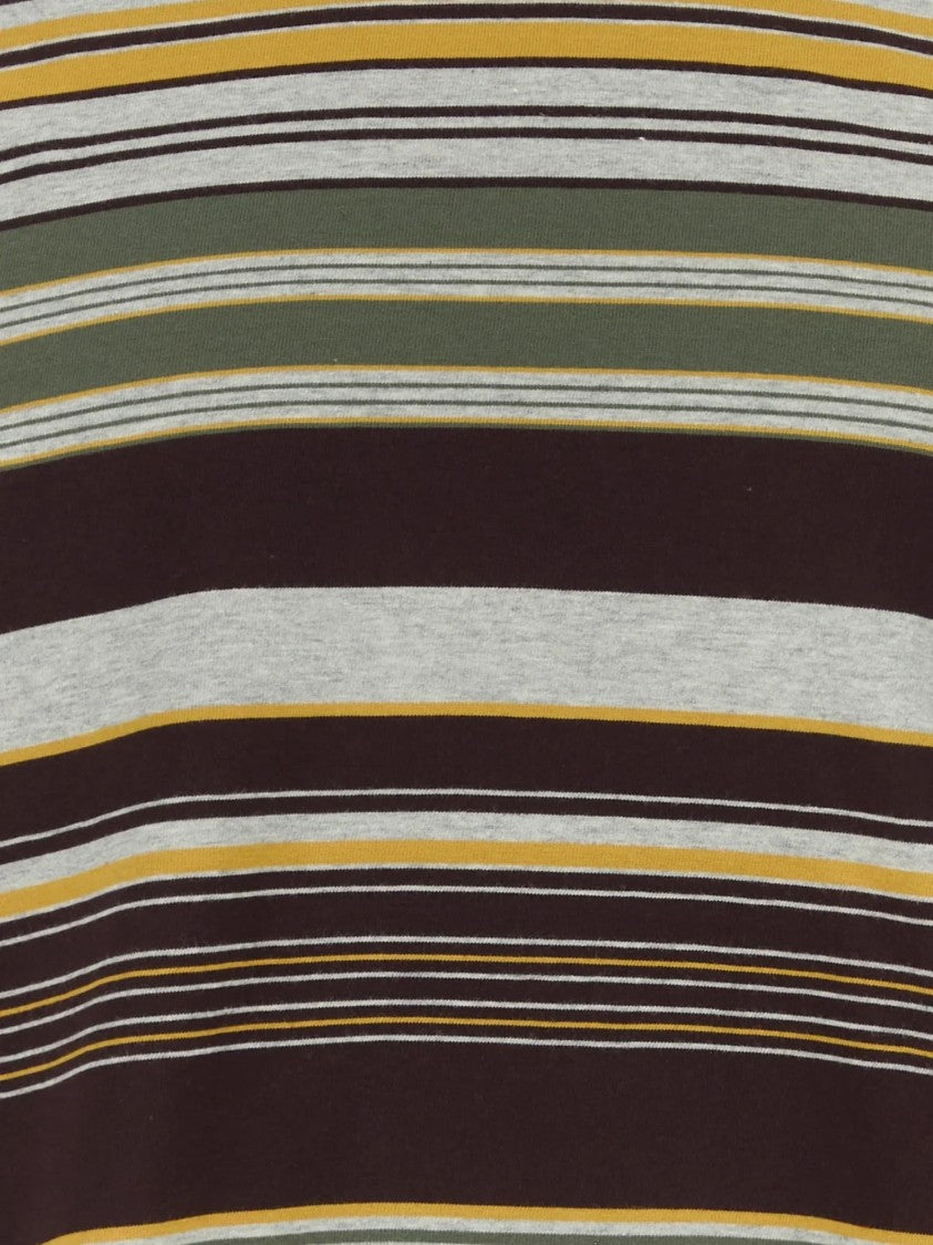Dries Van Noten Striped Long-Sleeve Hember T-Shirt