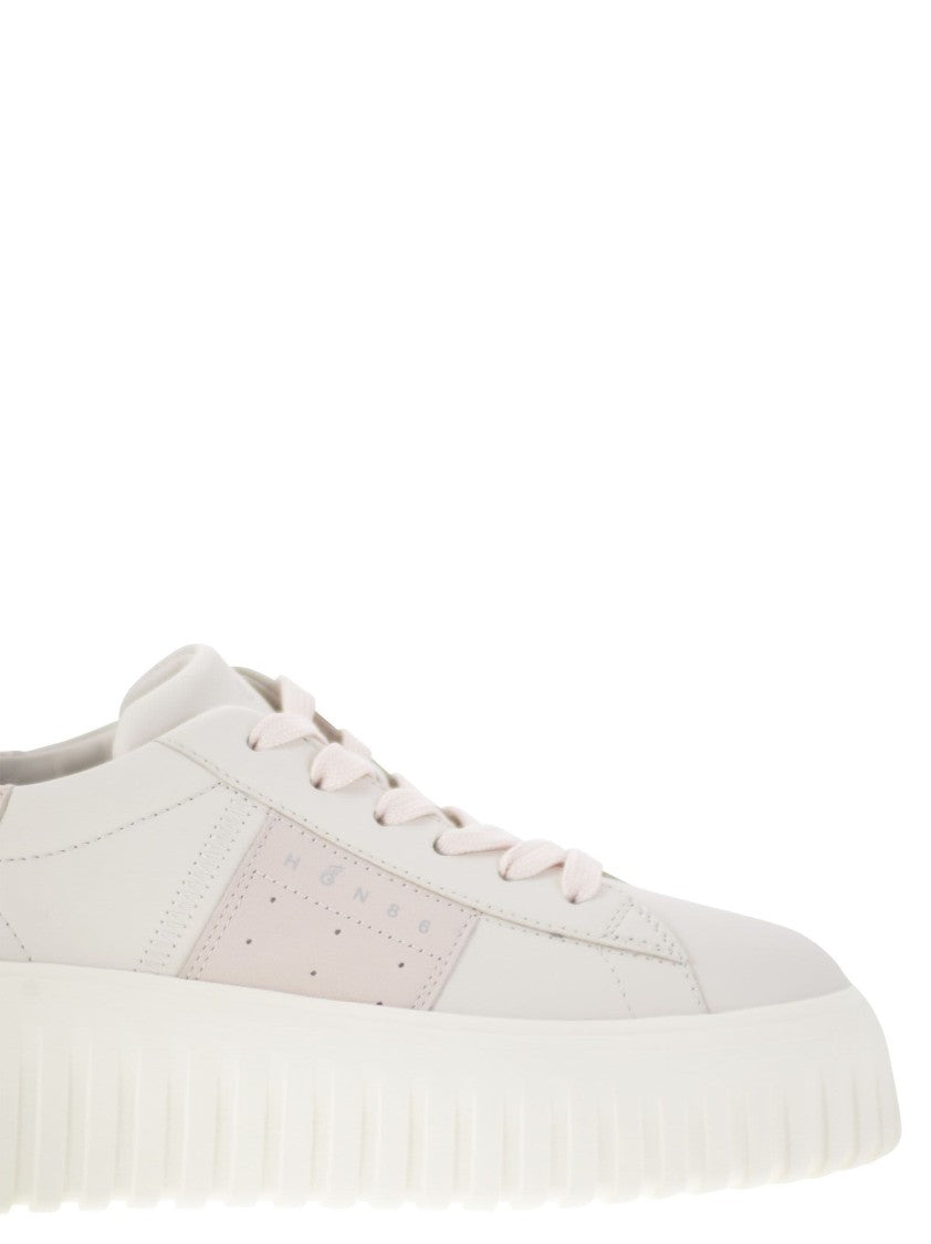 Hogan H-Stripes Trainers With Side Band