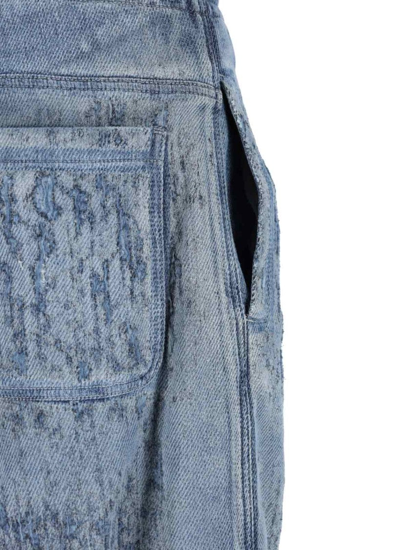 Diesel "D-Enimos" Wide Jeans Light Blue