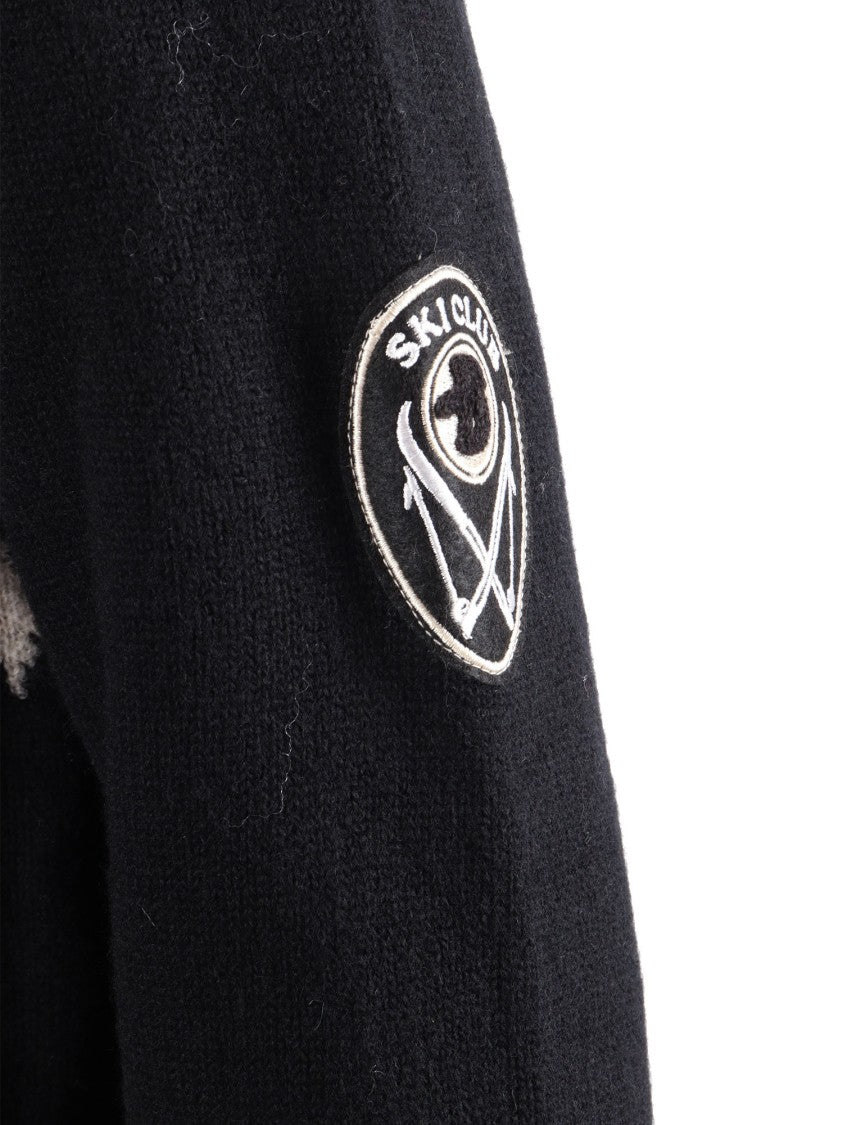 Ballantyne High-Neck Wool Blend Pullover With Fitted Silhouette