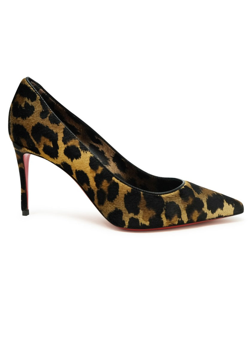 Christian Louboutin Leopard Pony Kitty Kate Pumps