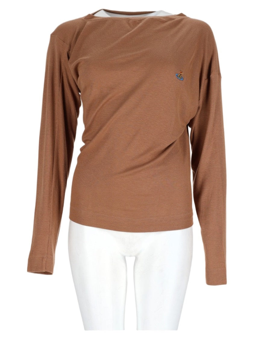 Vivienne Westwood Multicolor Asymmetrical Viscose-Blend Top