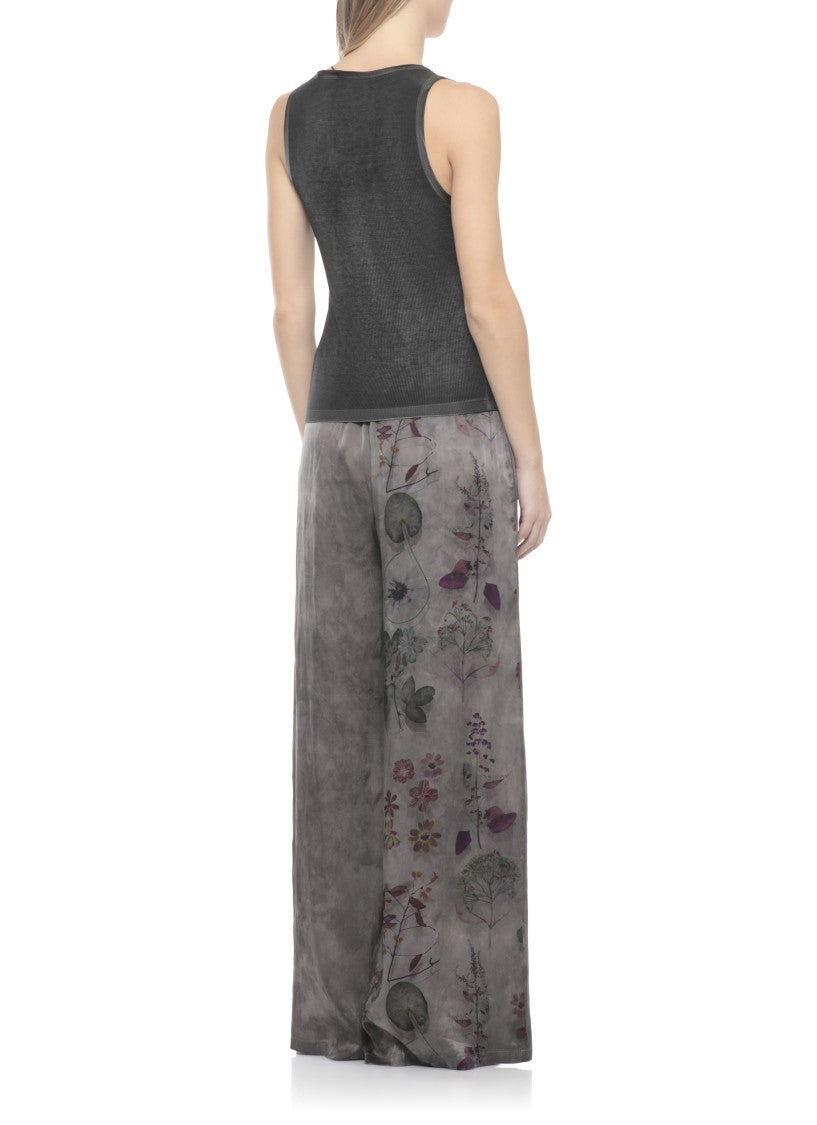 Avant Toi Black Silk-Blend Tank Top