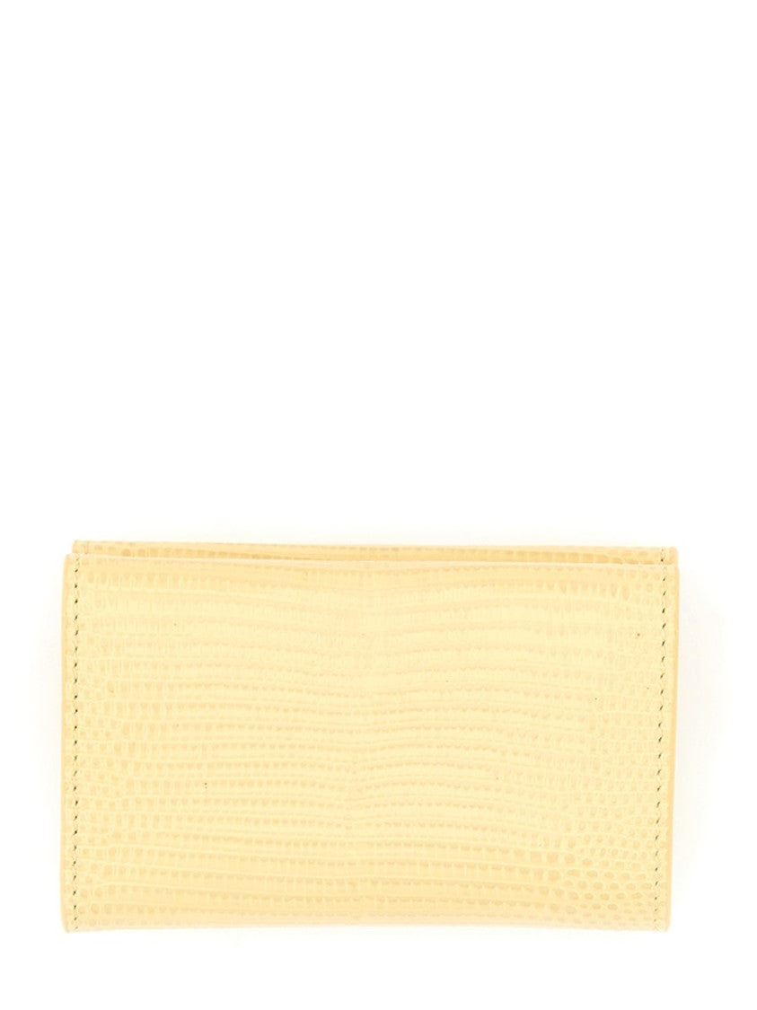 Jil Sander "Baby" Textured Leather Wallet