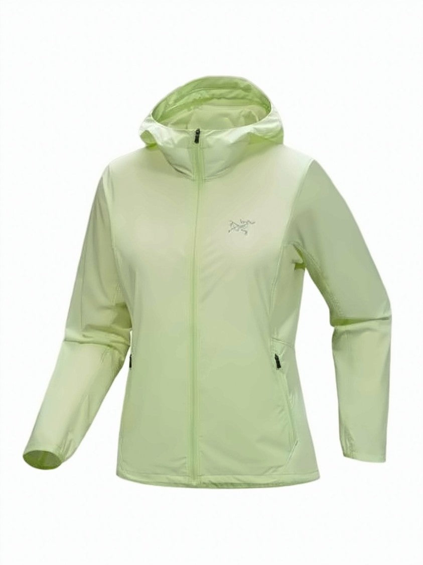 Arc'teryx Black Lightweight Nylon Elastane Fitted Jacket